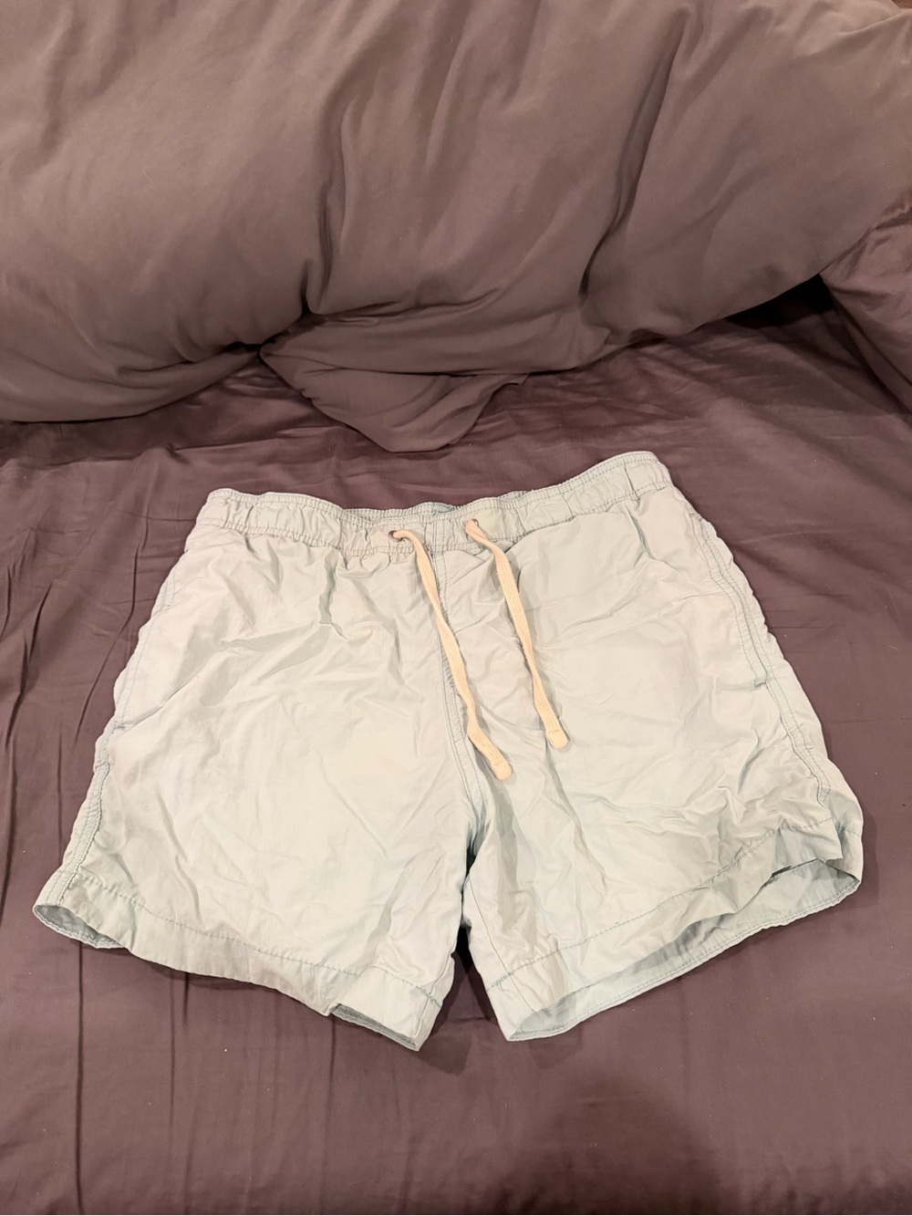 H&M Pale Blue Men's Casual Drawstring Swim Shorts